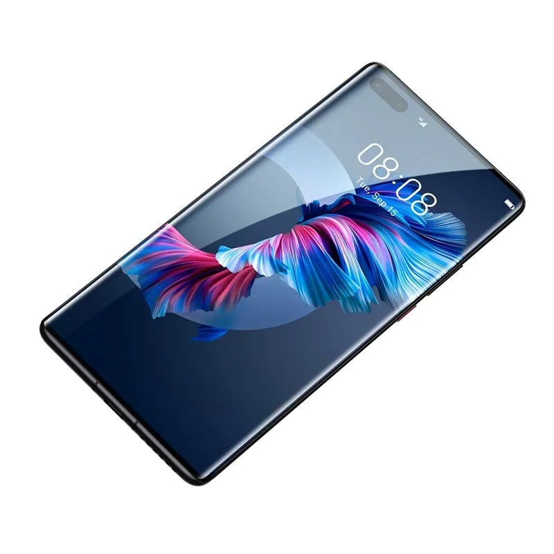 Baseus 0.25mm black full screen curved tempered glass film for Huawei Mate40 Pro with cleaning kit and tools