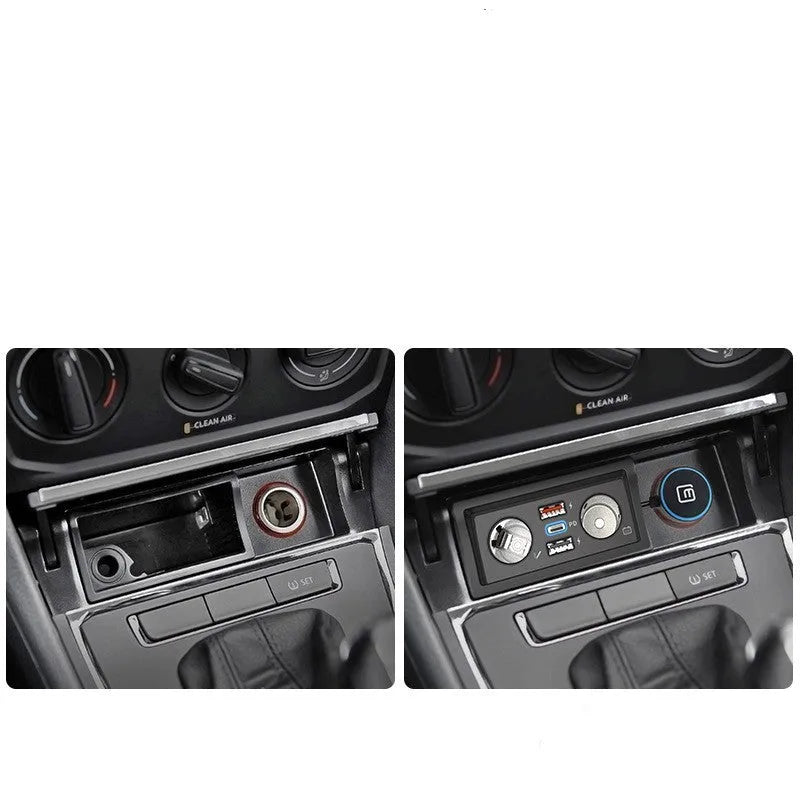Volkswagen Lavida Pola Weiling QC3.0 fast car charger with ABS plastic body