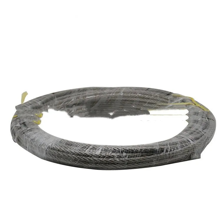 Children's outdoor pulley slide rope set with safety retractor, alloy steel pulleys, and 10-metre length