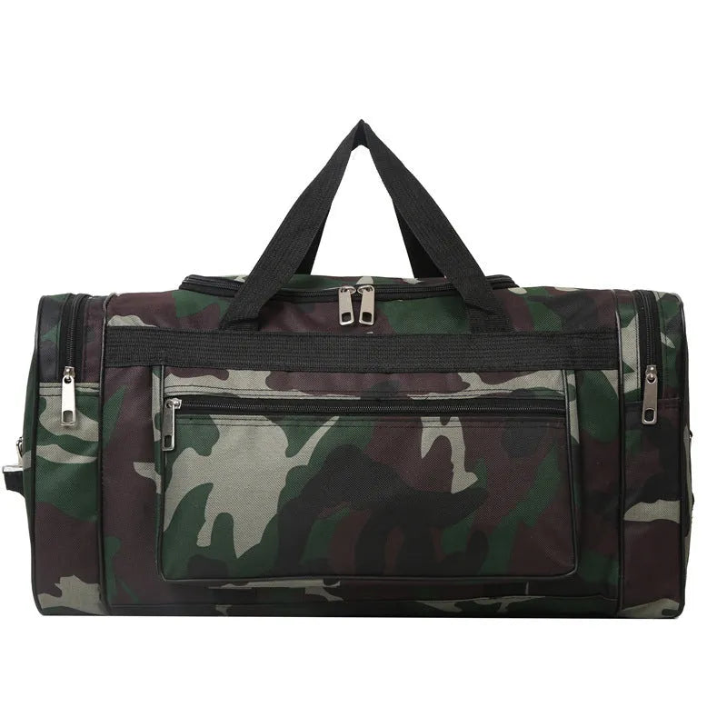 Camouflage pattern waterproof luggage bag with 20L capacity for leisure travel
