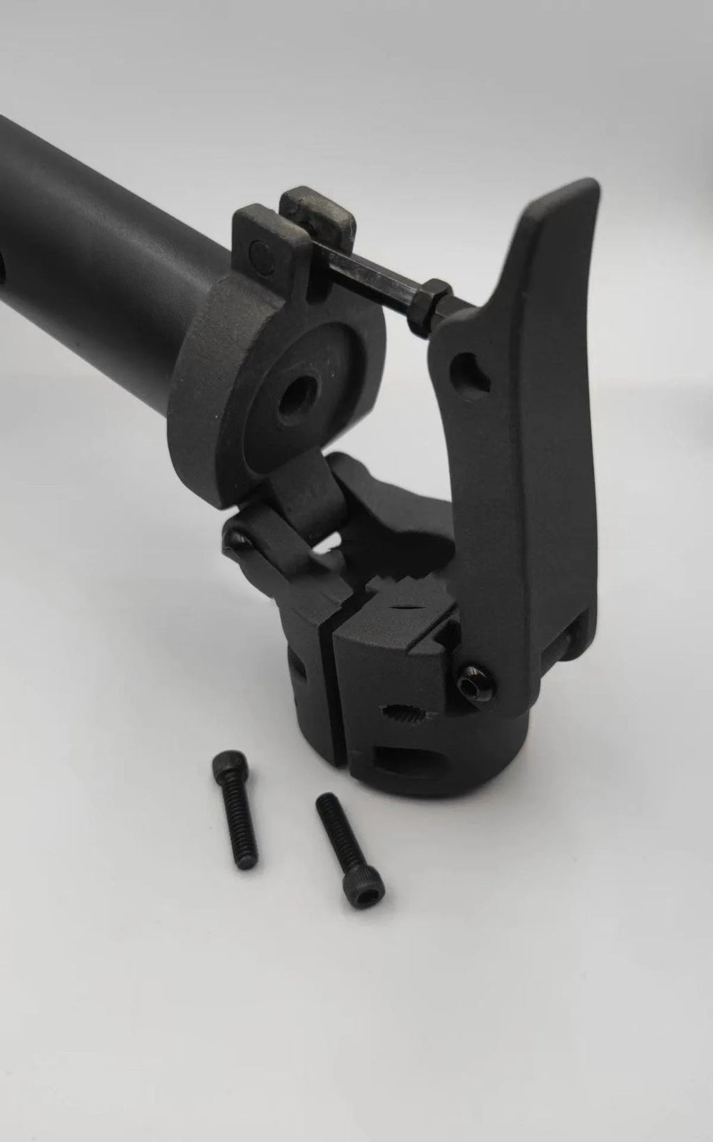 Black folding upright bar accessory for Nanbo No. 9 electric scooter replacement part