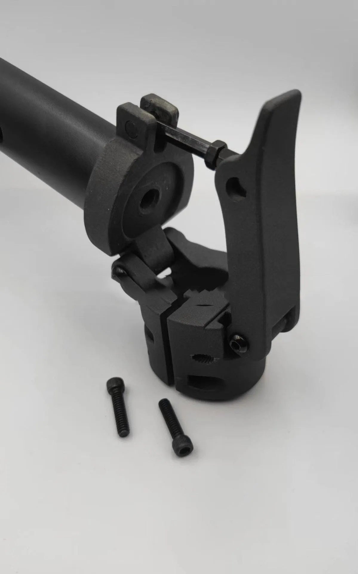 Black folding upright bar accessory for Nanbo No. 9 electric scooter replacement part
