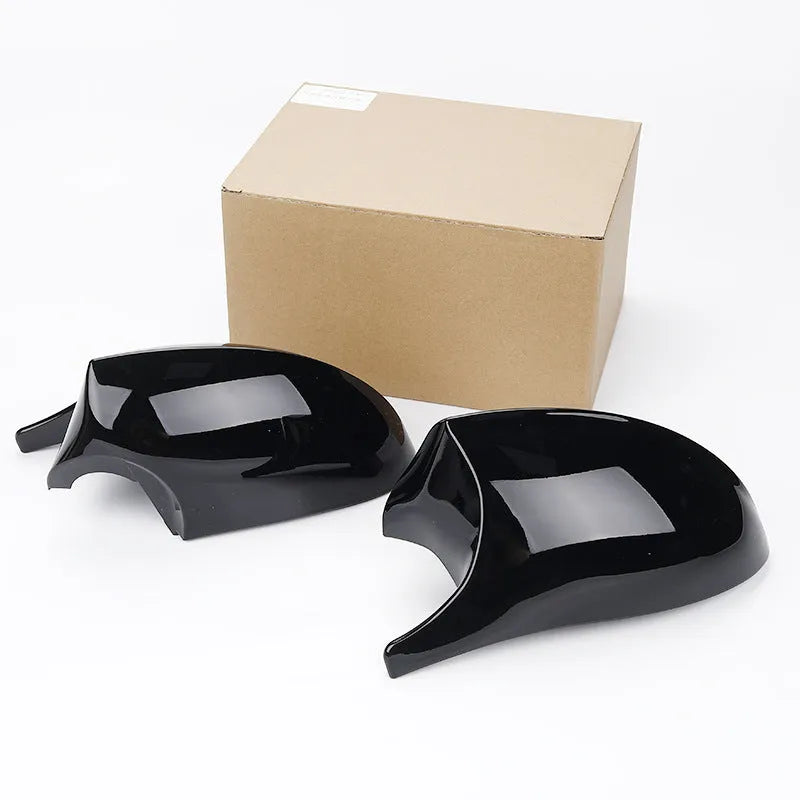 Pair of BMW 3 Series E90 rearview mirror shells in ABS plastic for 2006-2012 models