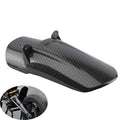 Carbon fibre scrambling motorcycle fender for Light Bee model rear shock absorber